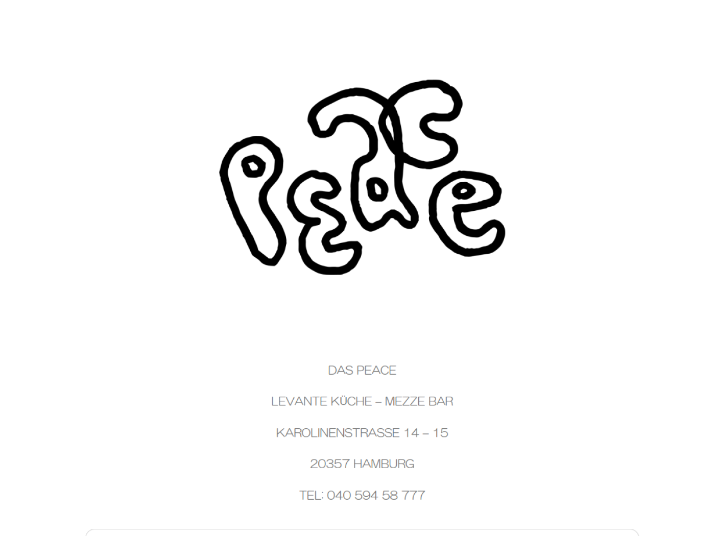 Website-Screenshot von Das Peace