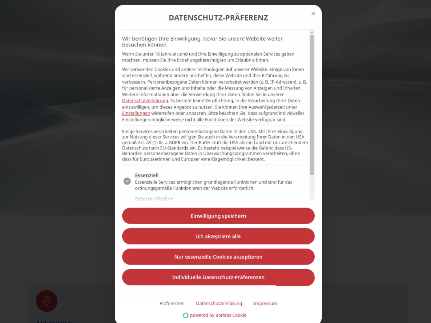 Website-Screenshot von Diamant Apotheke