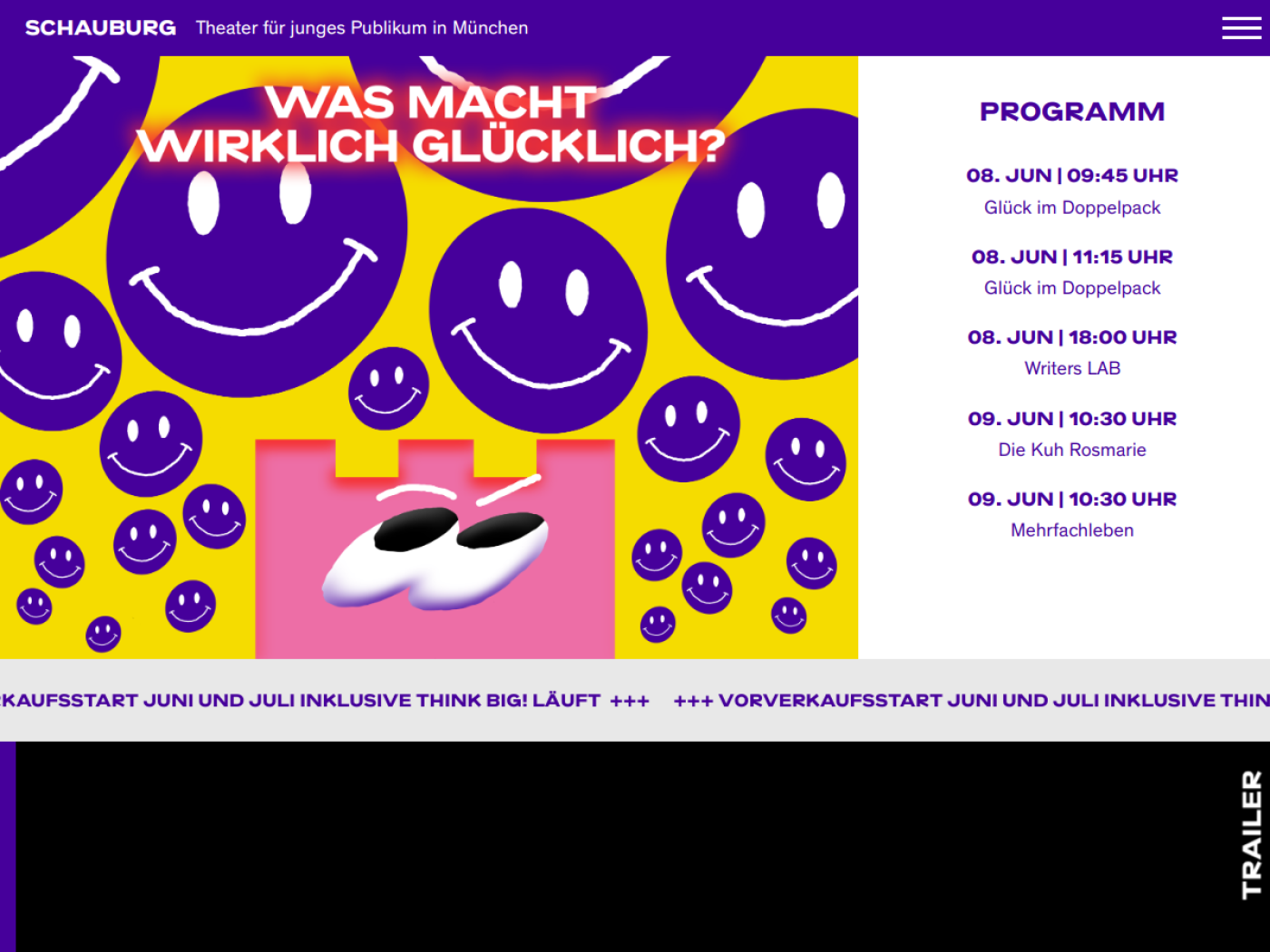 Website-Screenshot von Schauburg