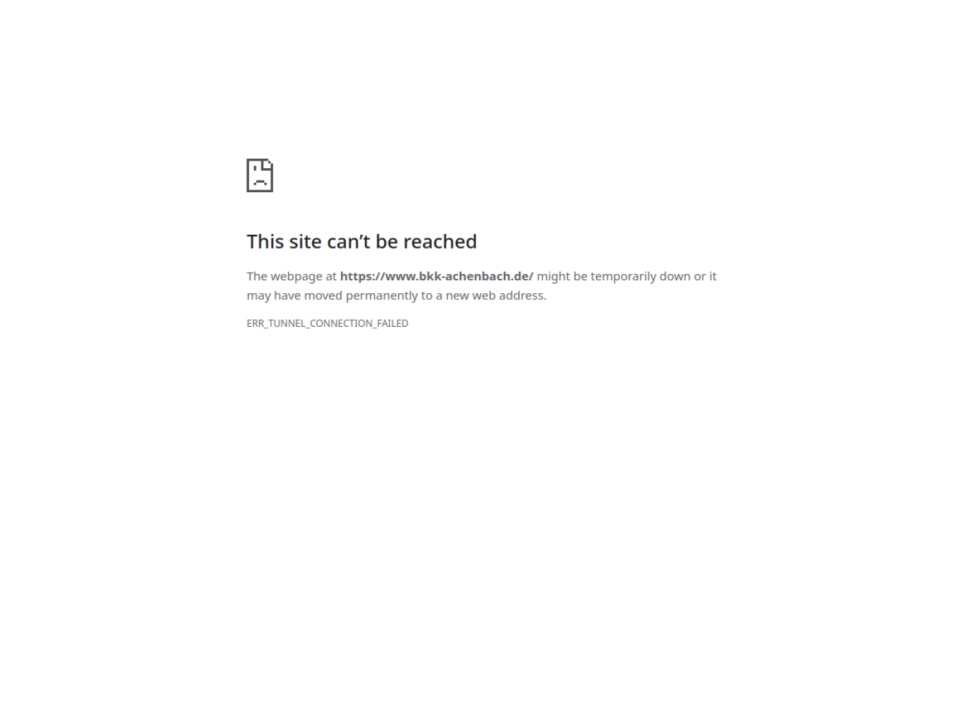 Website-Screenshot von BKK Achenbach Buschhütten